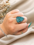 Kingman turquoise ring