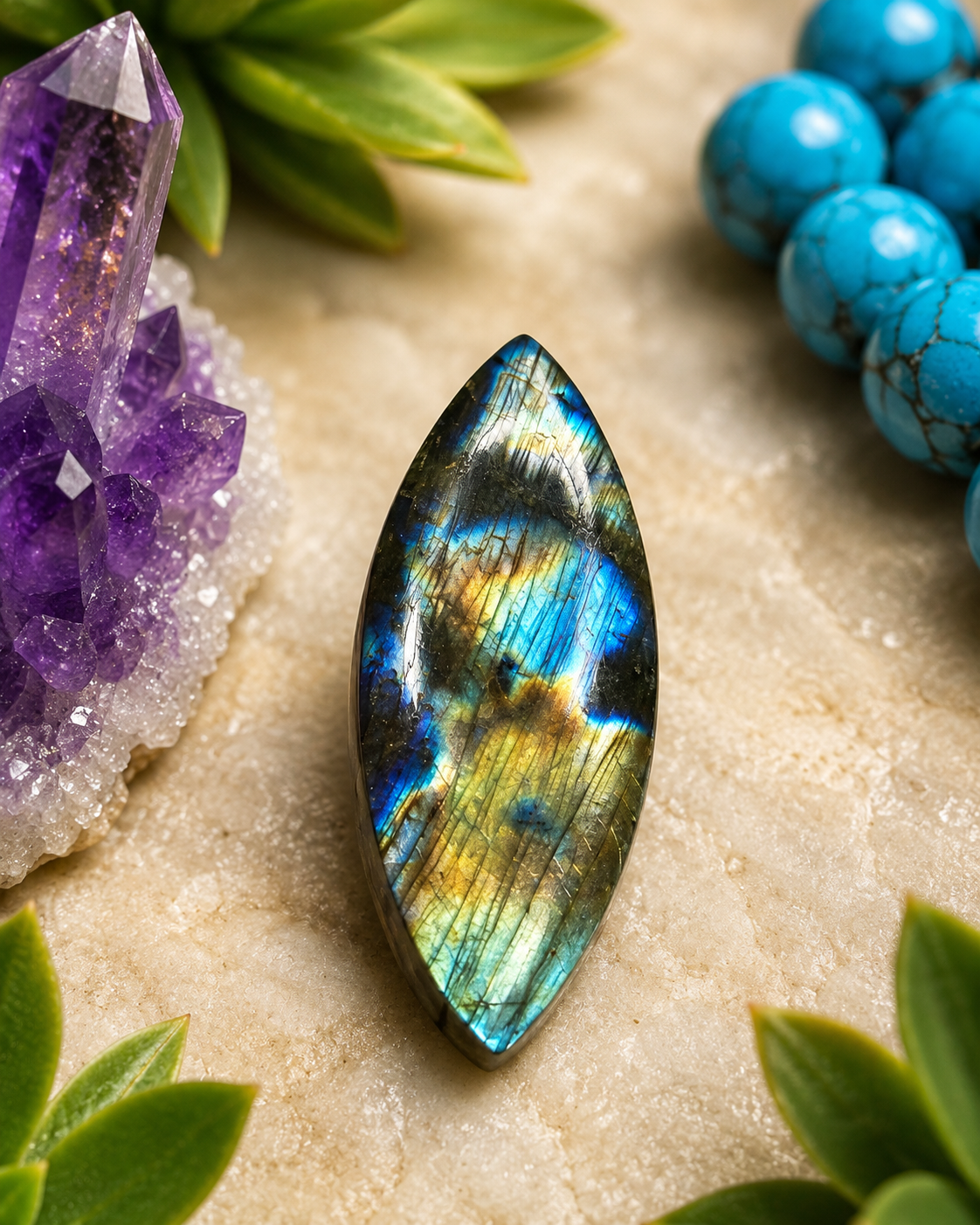 Large Labradorite Cabachon