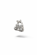 Sterling silver pancetta charm