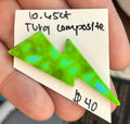Turquoise composite lightening cabochon