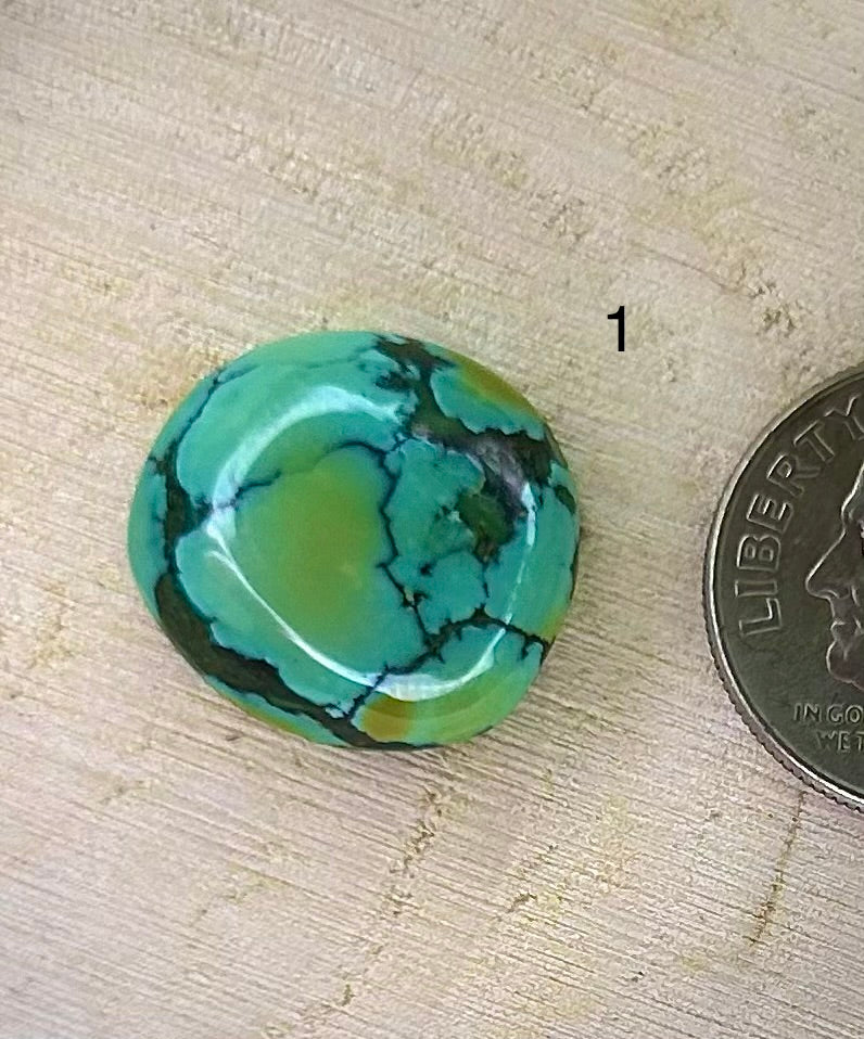 Hubie turquoise cabochon