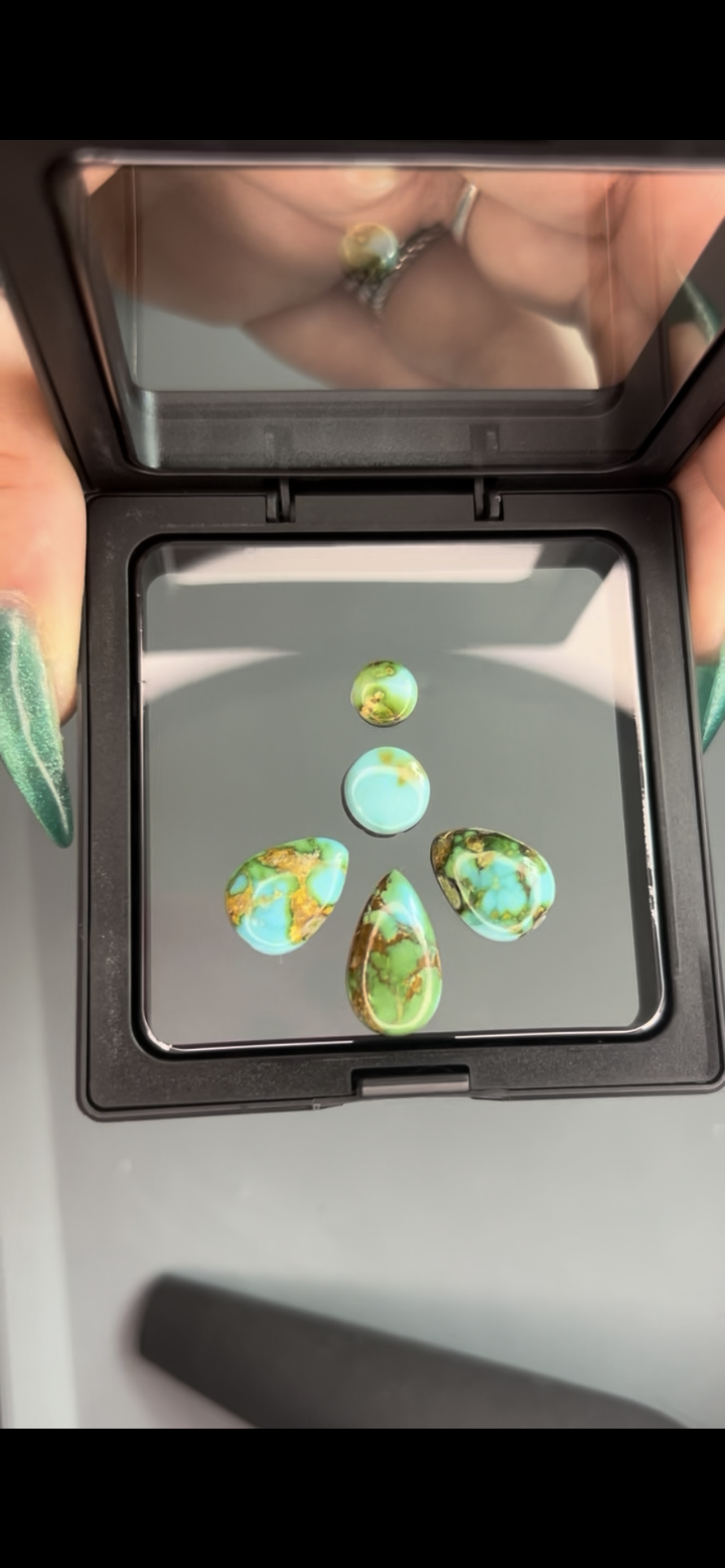 Sonoran gold turquoise set