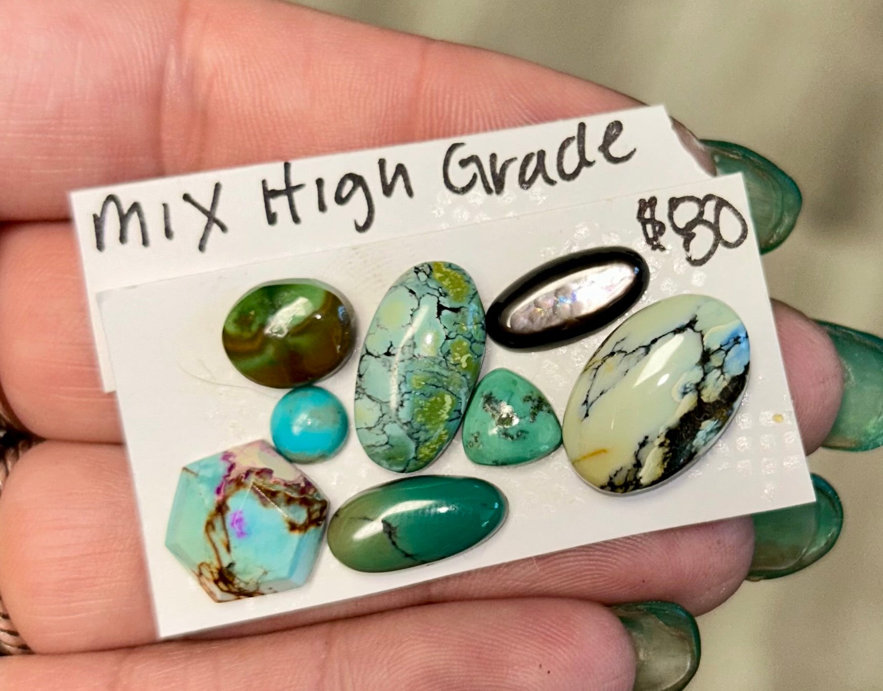 High grade cabochon mix