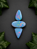Australian Doublet Opal Designer Trio
