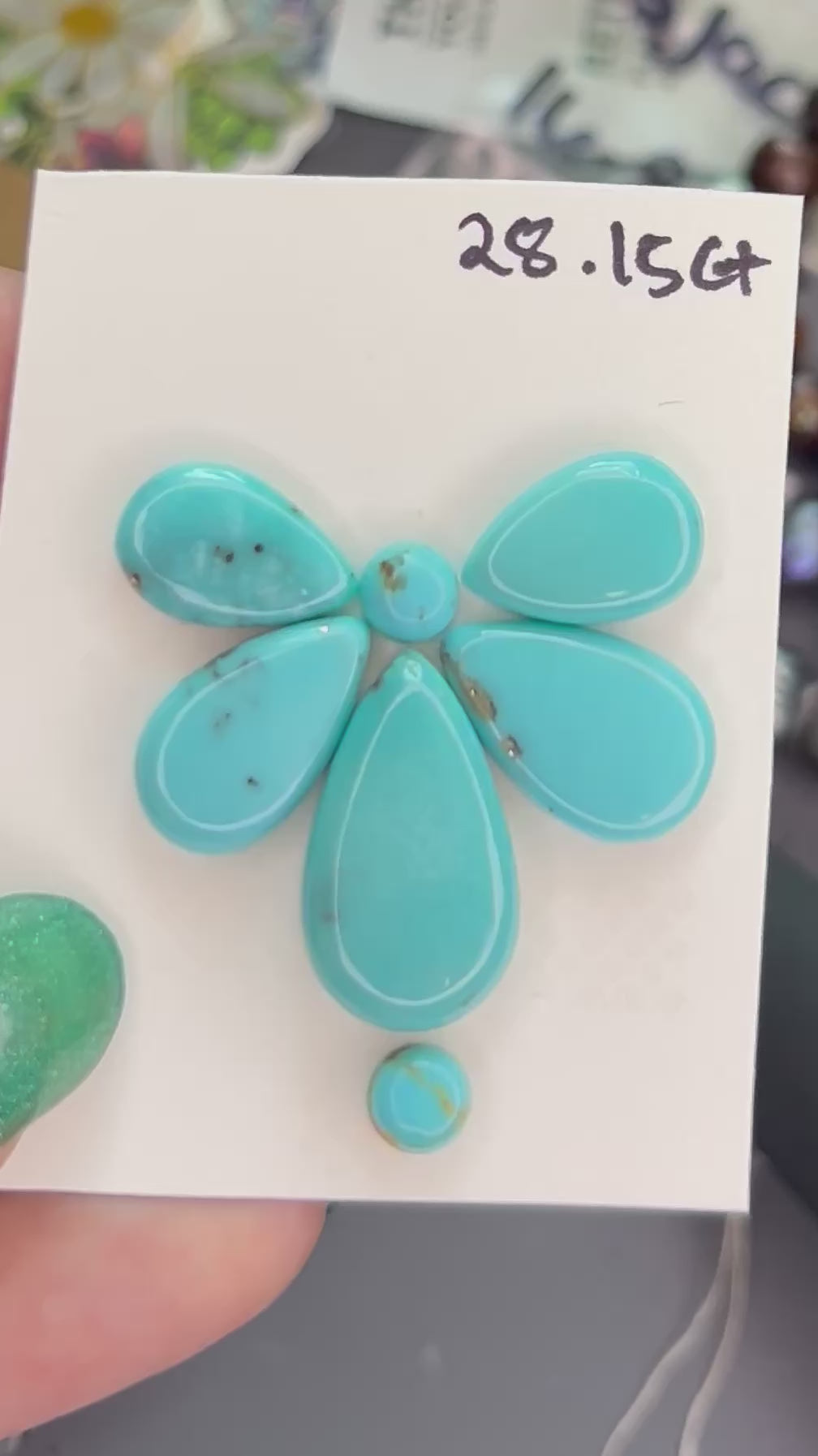 Kingman turquoise ninja set